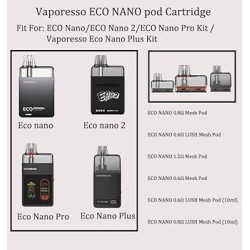 Vaporesso Eco Nano Plus Mesh Pod Cartridge 10ml